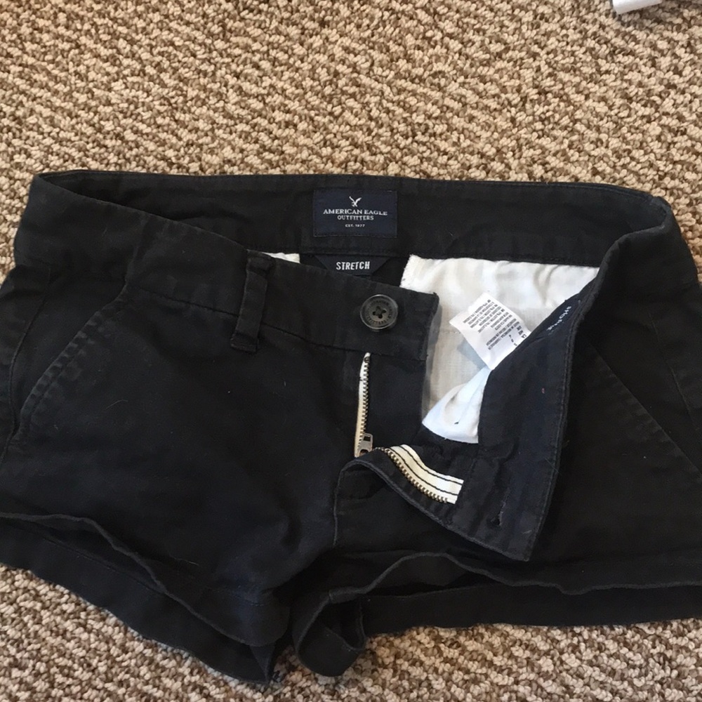 Black American eagle shorts